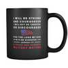 A Military Mother's Prayer - Coffee/Tea Mug, 11 oz, Black