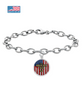 Proud Military Mom Bracelet (U.S. Flag)