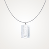 Sterling Silver Handmade Necklace - "A Military Mother's Prayer"