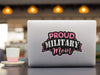 Proud Military Mom Car & Workspace Decal