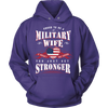 Proud To Be  Military Wife It doesn't Get Easier you just Get Stronger