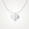 My Heart Is Where Their Boots Are! Sterling Silver Handmade Necklace